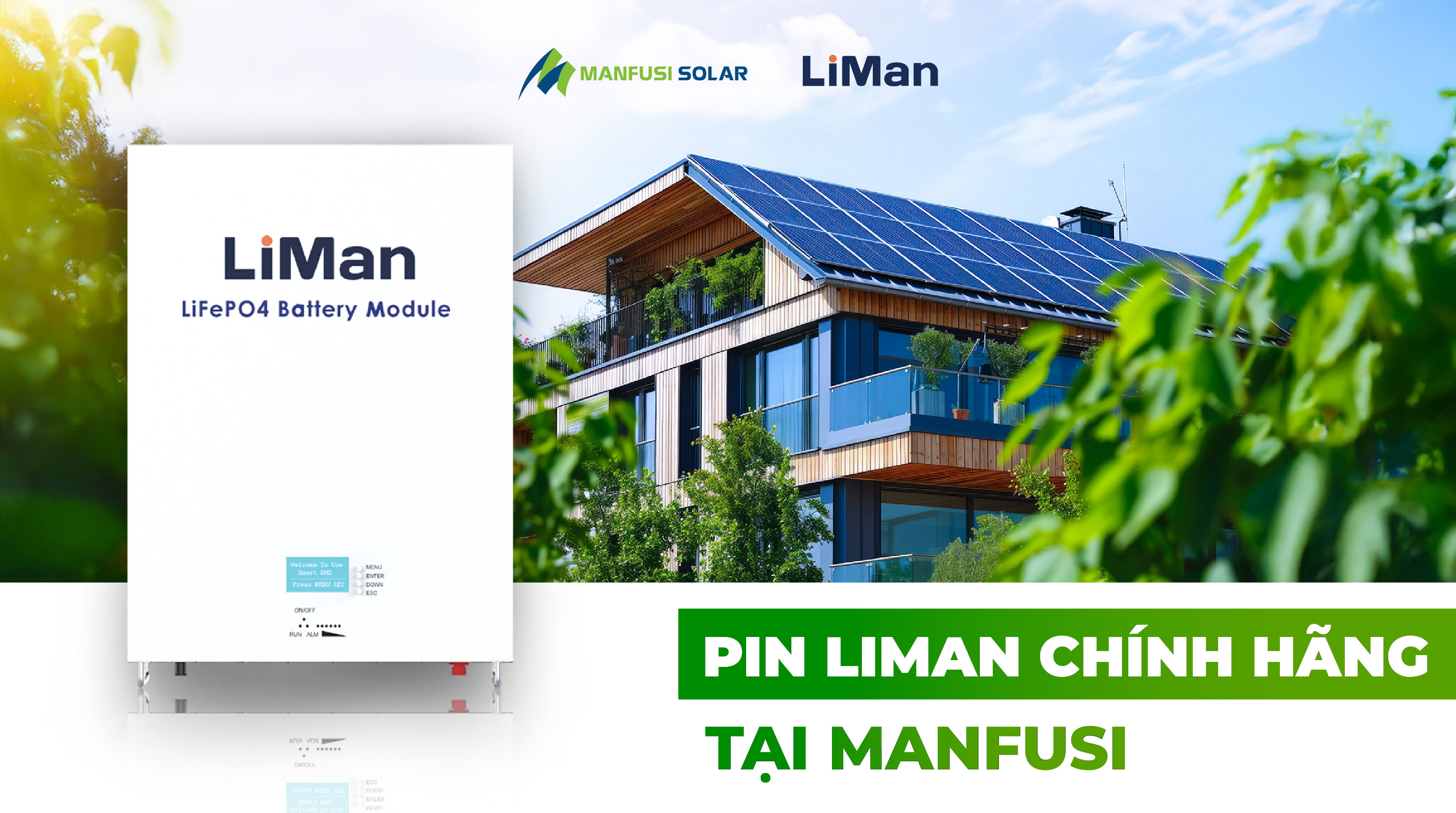 Pin Liman chính hãng tại Manfusi