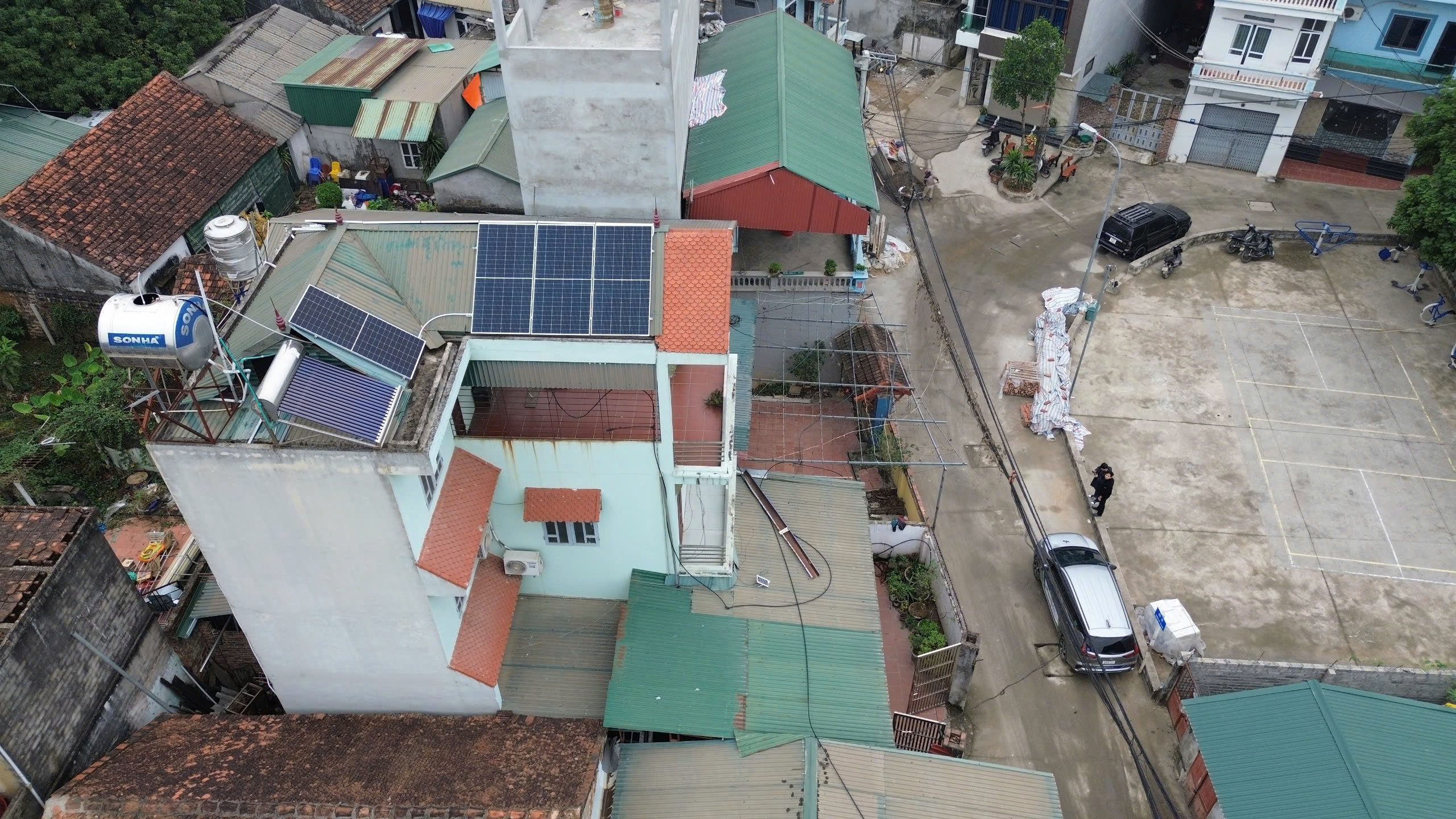 Dự án điện mặt trời do Manfusi Solar lắp đặt