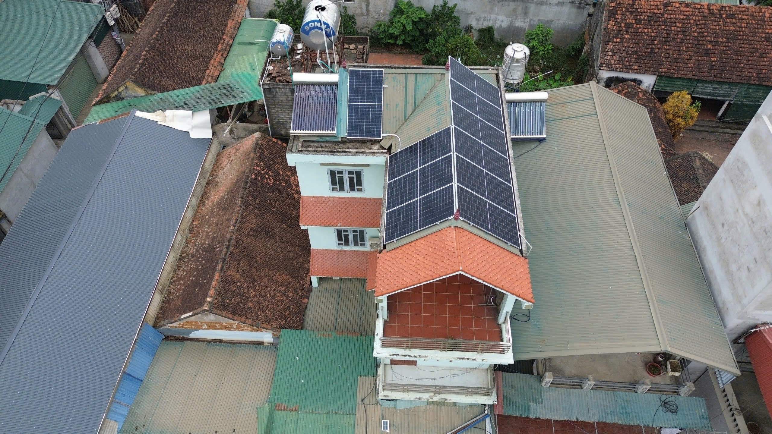 Dự án điện mặt trời do Manfusi Solar lắp đặt