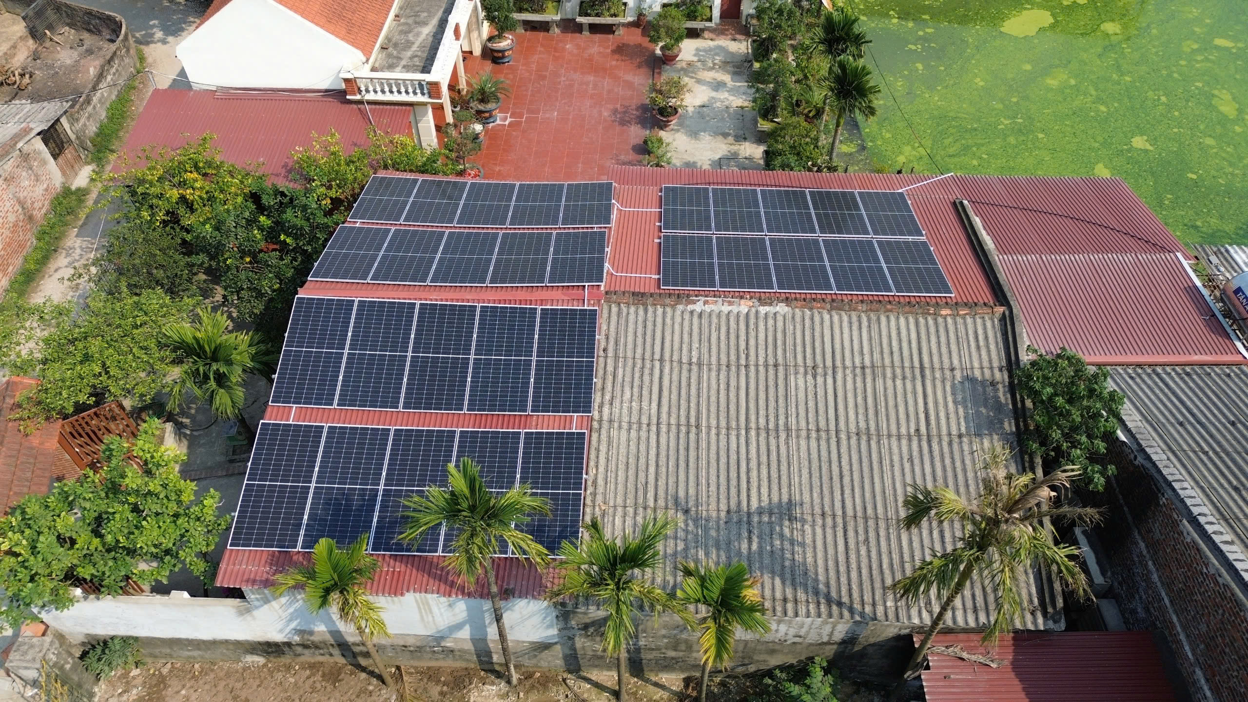 Dự án điện mặt trời do Manfusi Solar lắp đặt